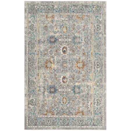 Safavieh 3 x 5 ft. Mystique Power Loomed Small Rectangle Area Rug, Grey and Multi MYS924R-3